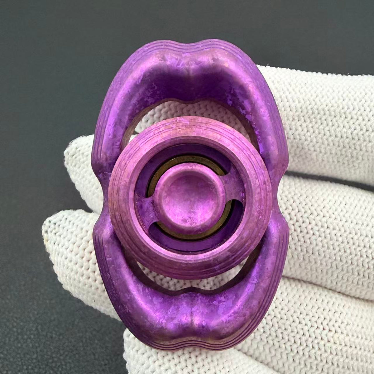 Obsidian Crystalized Crystallized Titanium Color-Anodized