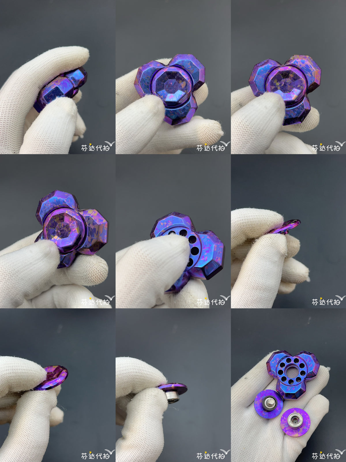 Crystal Crystallized Titanium