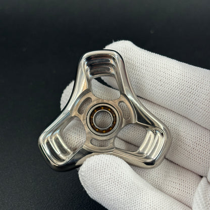 Folding Leaf Mini Titanium Polished