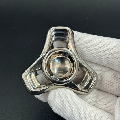 Folding Leaf Mini Titanium Polished
