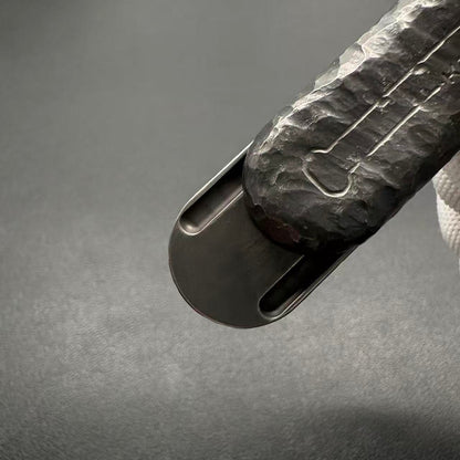 Floating Cloud Titanium Stone Textured Engraved Polished