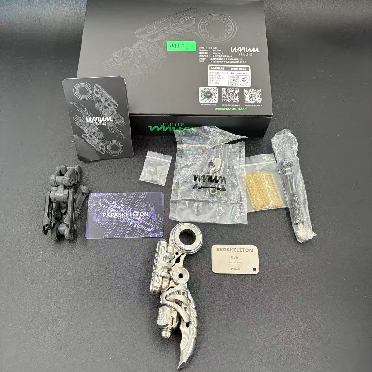Exoskeleton Magnetic Mechanical Stainless Steel Blasted