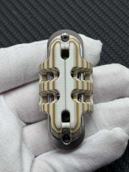 EXOSKELETON G10 Yellow Grey White Bone Core Stainless Steel