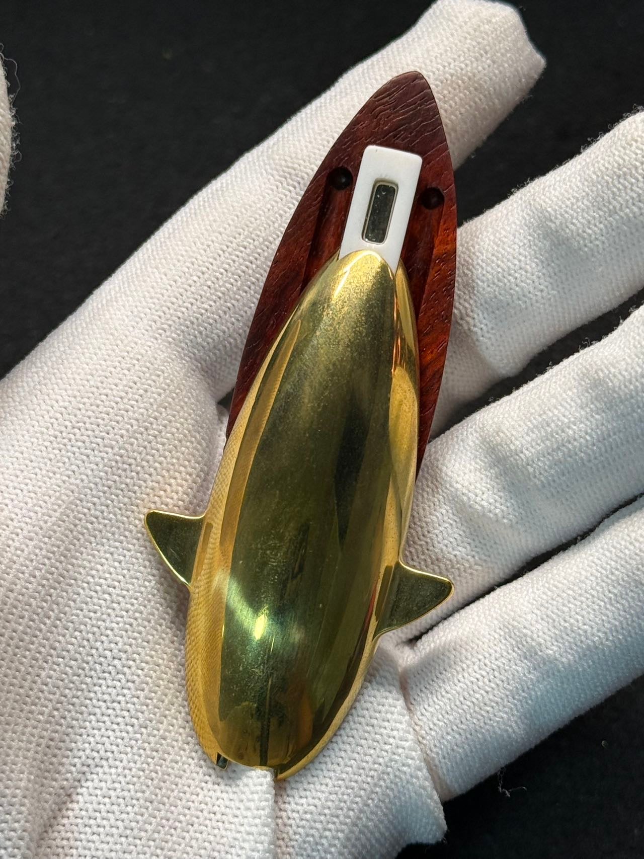 Mini Red Bean Shark Sandalwood