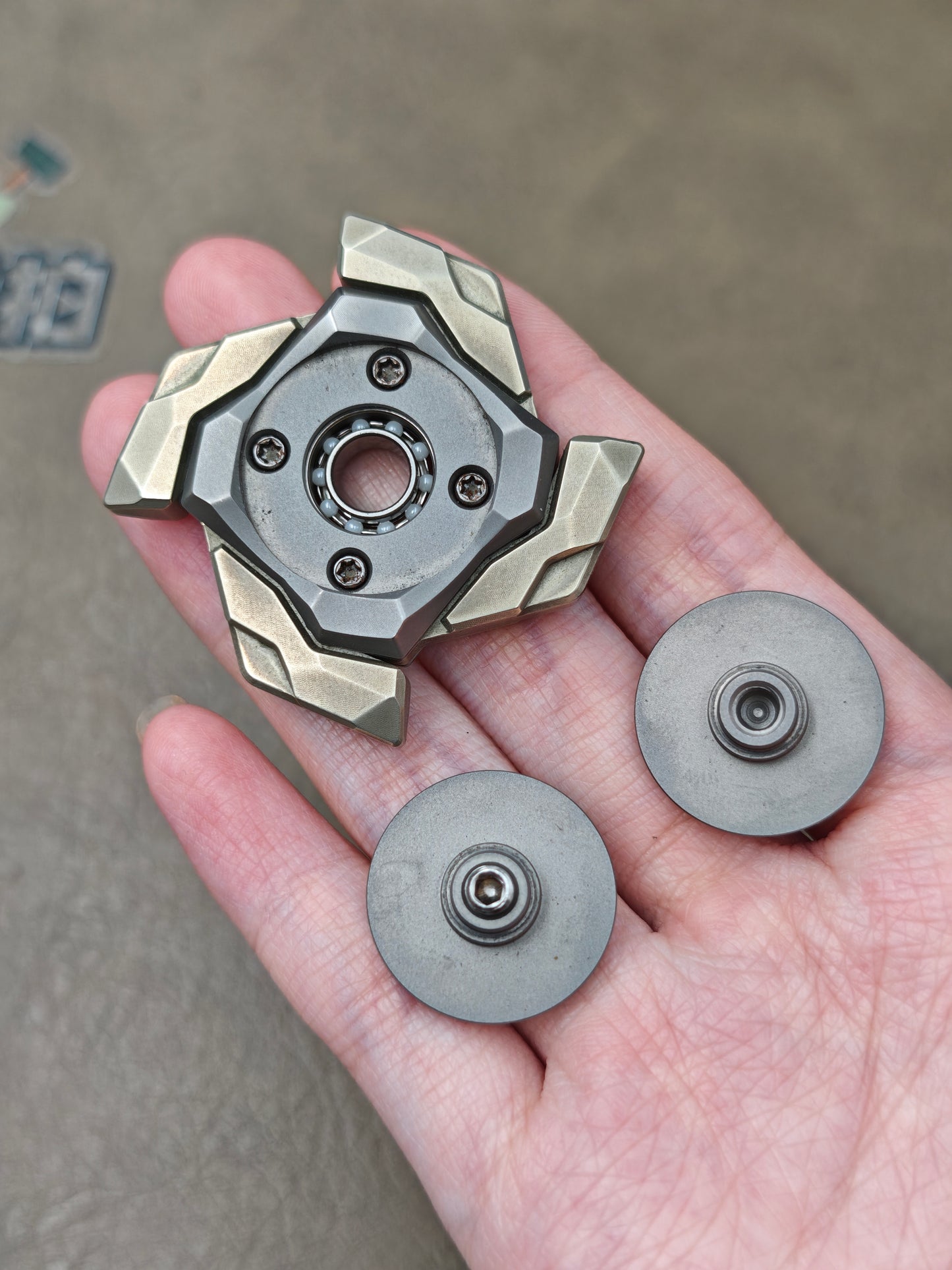 Haze Shell Opening Cupronickel Titanium
