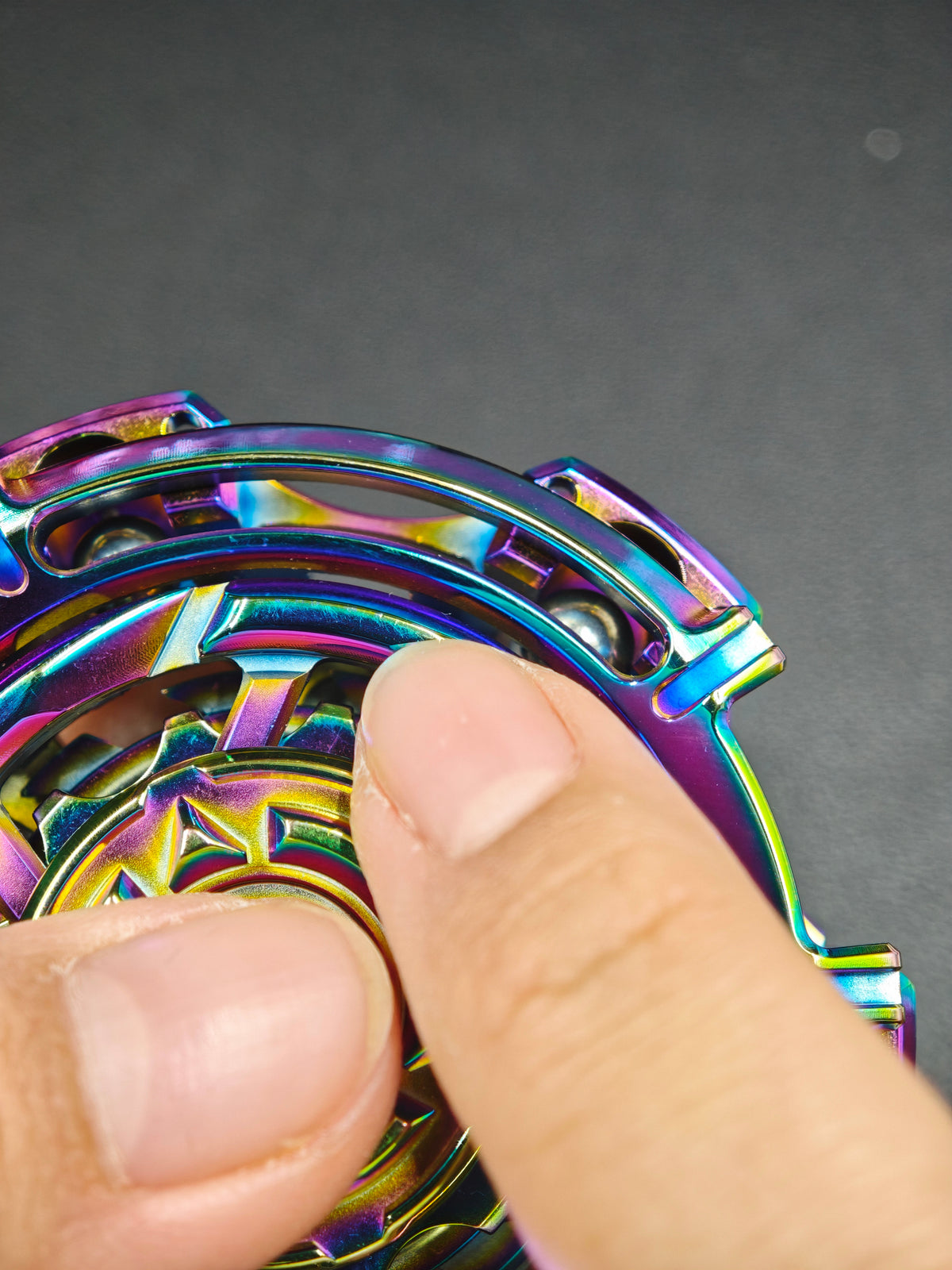 Mystic Ring Stainless Steel Color-Anodized