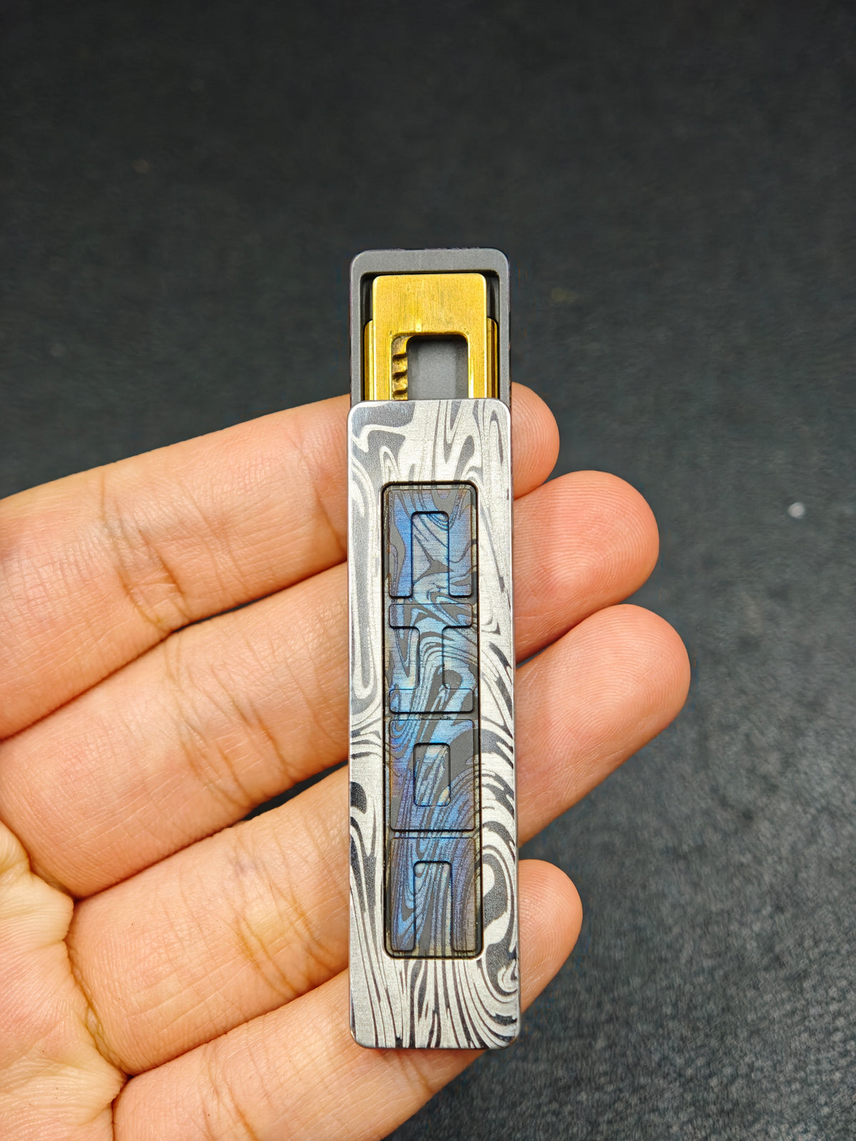 Choc Stainless Steel Resin-Sealed Engraved