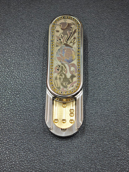 Ming Yin Titanium Engraved