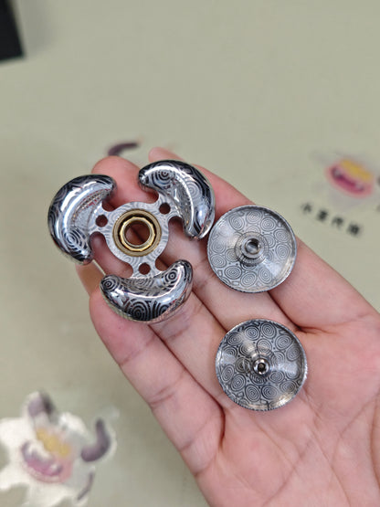 sandan Damasteel Etched Polished