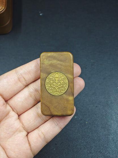 Brocade & Azure Paperweight