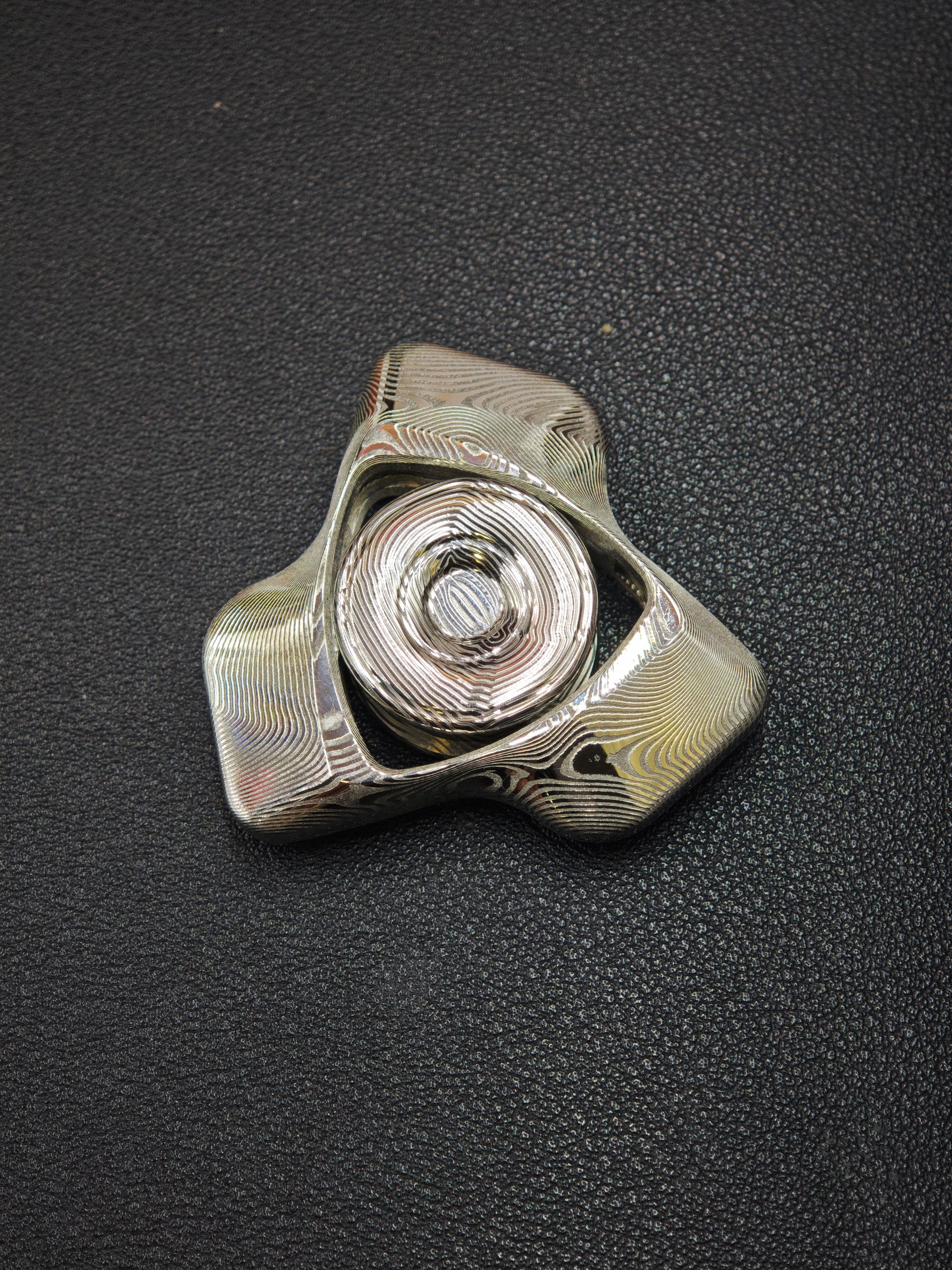 Phantom Dual Leaf Damasteel