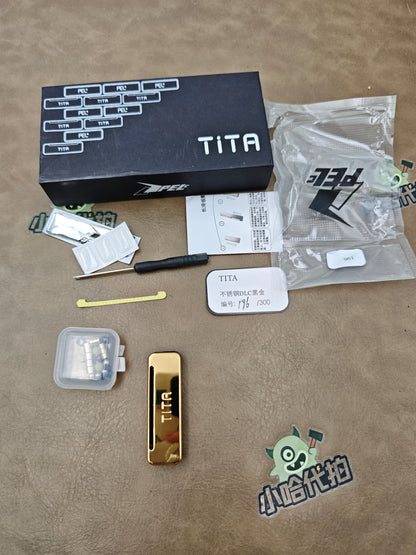 Tita Stainless Steel PVD Coated Engraved Limited Edition