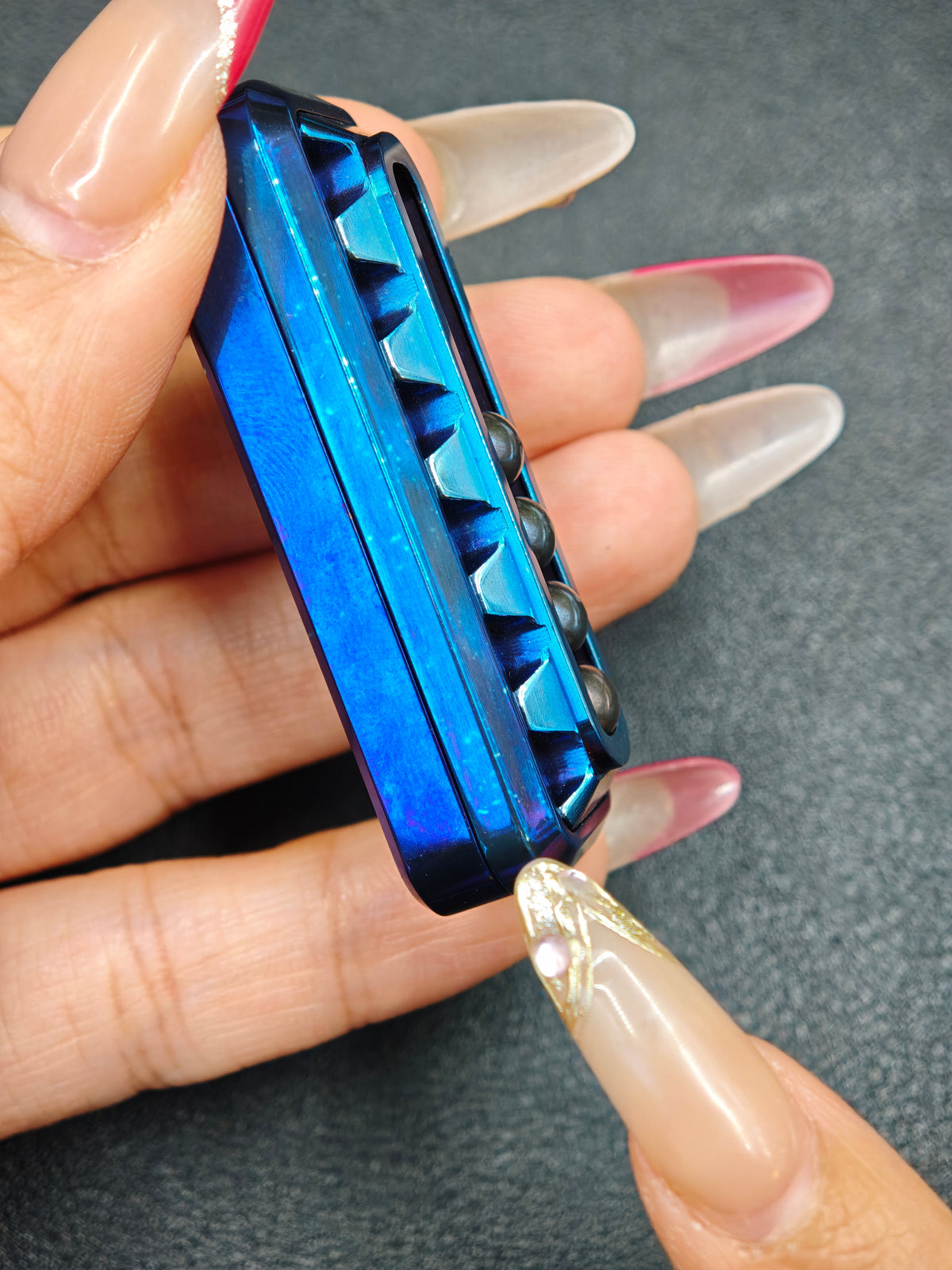 Little Gold Bar Titanium Color-Anodized