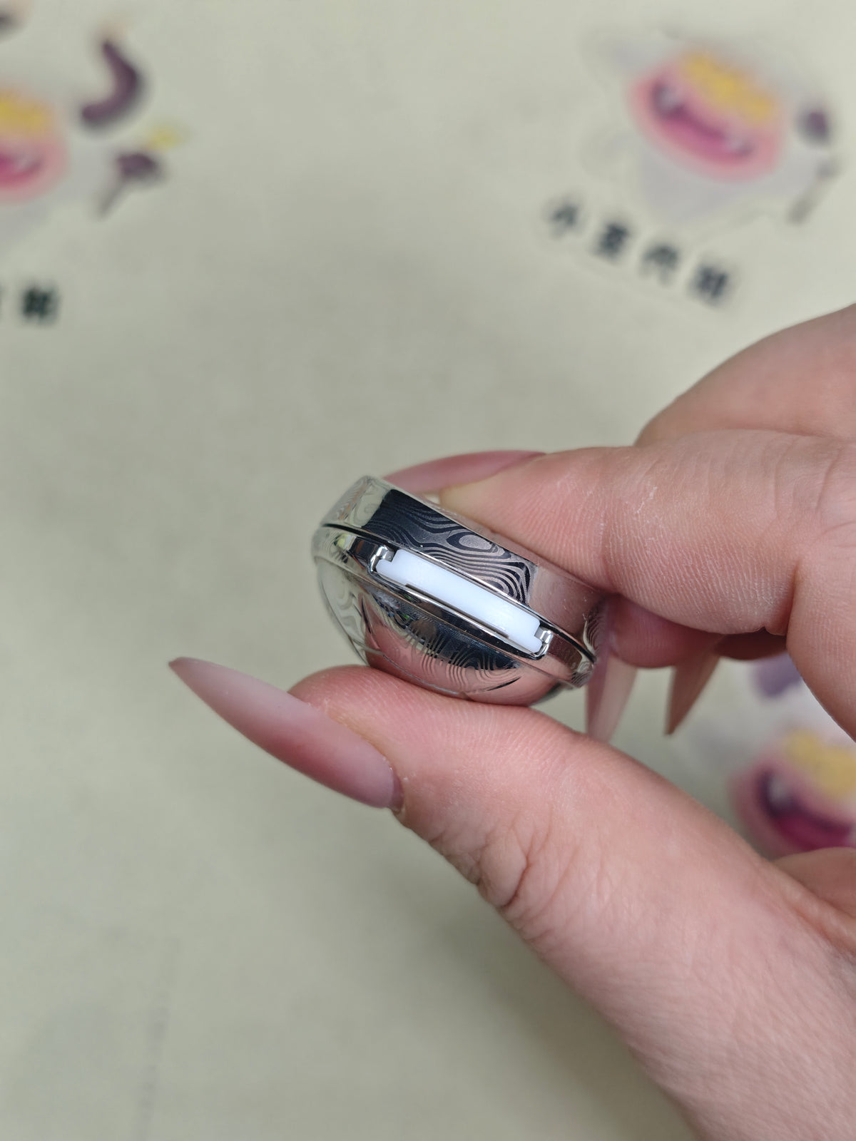 Jingle Beetle Stainless Steel Engraved Polished