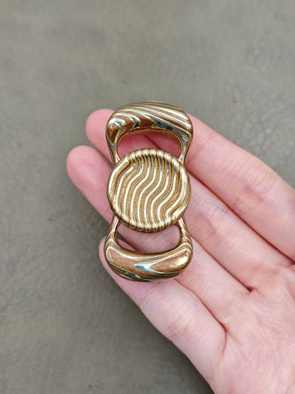 Two-Leaf Horizon Mokume
