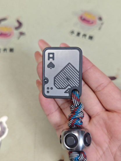 AAA Push Card Stainless Steel